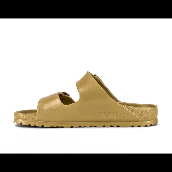 Birkenstock Eva Arizona Sandal in Glamour Gold EU 37 Narrow - Picture 4 of 6